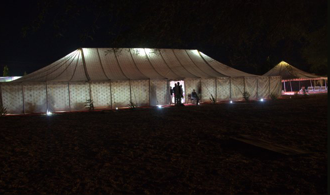 Dining Royal Tent Pushkar